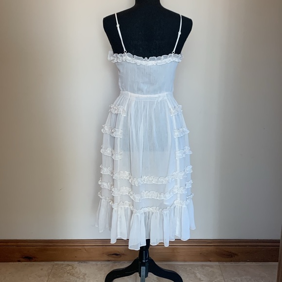 Tularosa sleeveless ruffle midi dress - Picture 2 of 8